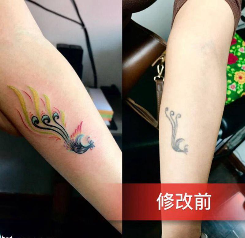 凤图腾纹身图片_手臂图腾纹身图案