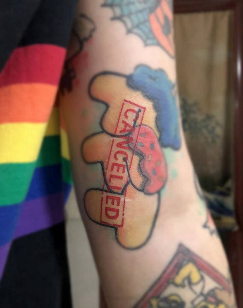 CANCELLED纹身图片_手臂图腾New School纹身图案