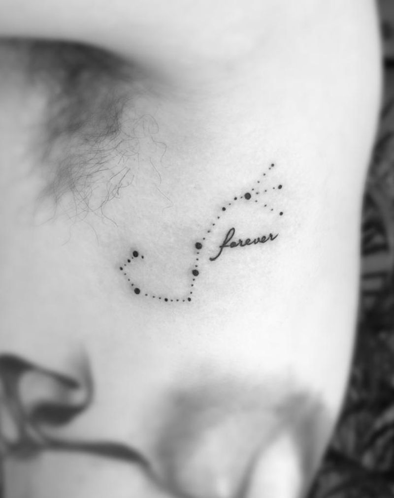 ♏️纹身图片_腰部图腾纹身图案