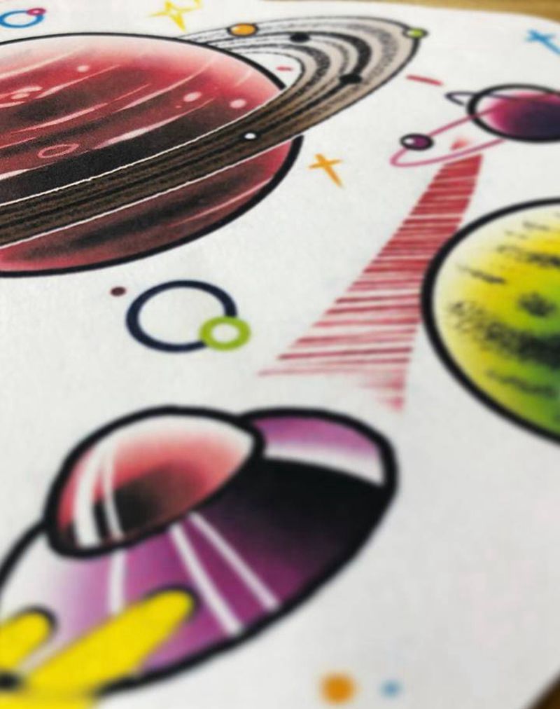 UFO!!!纹身图片_手臂New School点刺纹身图案