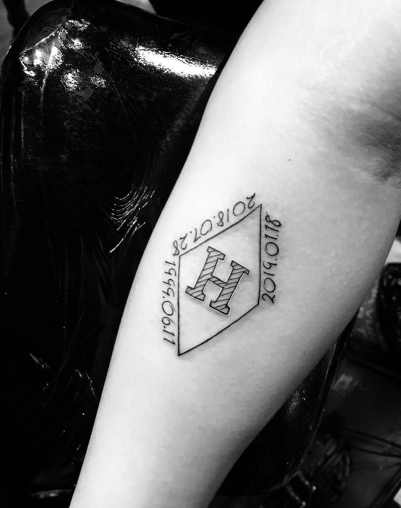 数字纹身图片_手臂新传统纹身图案