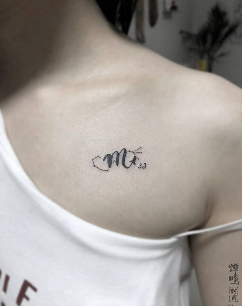 ♏️纹身图片_胸部图腾纹身图案