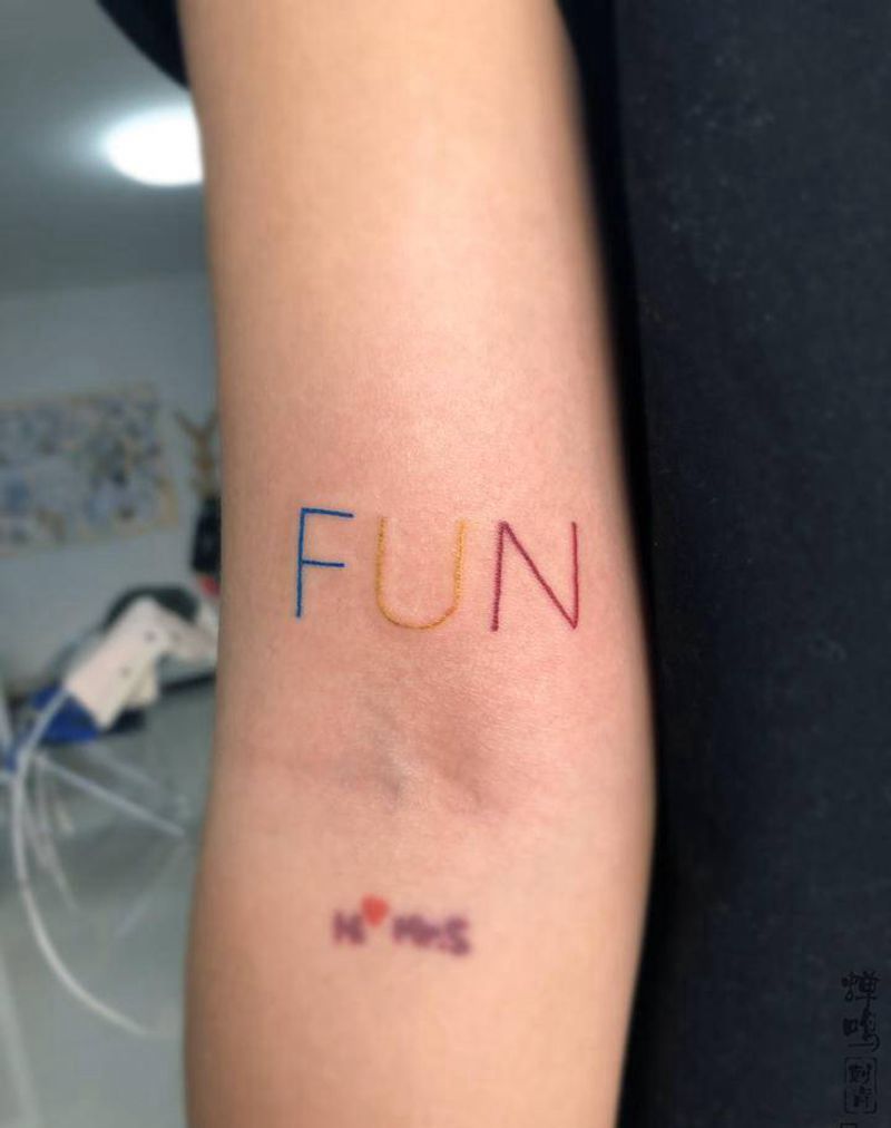 FUN纹身图片_手臂图腾纹身图案