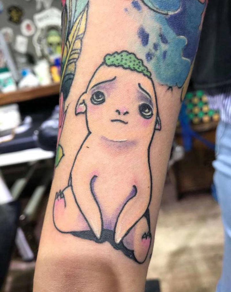 可爱纹身图片_手臂New SchoolOld School纹身图案