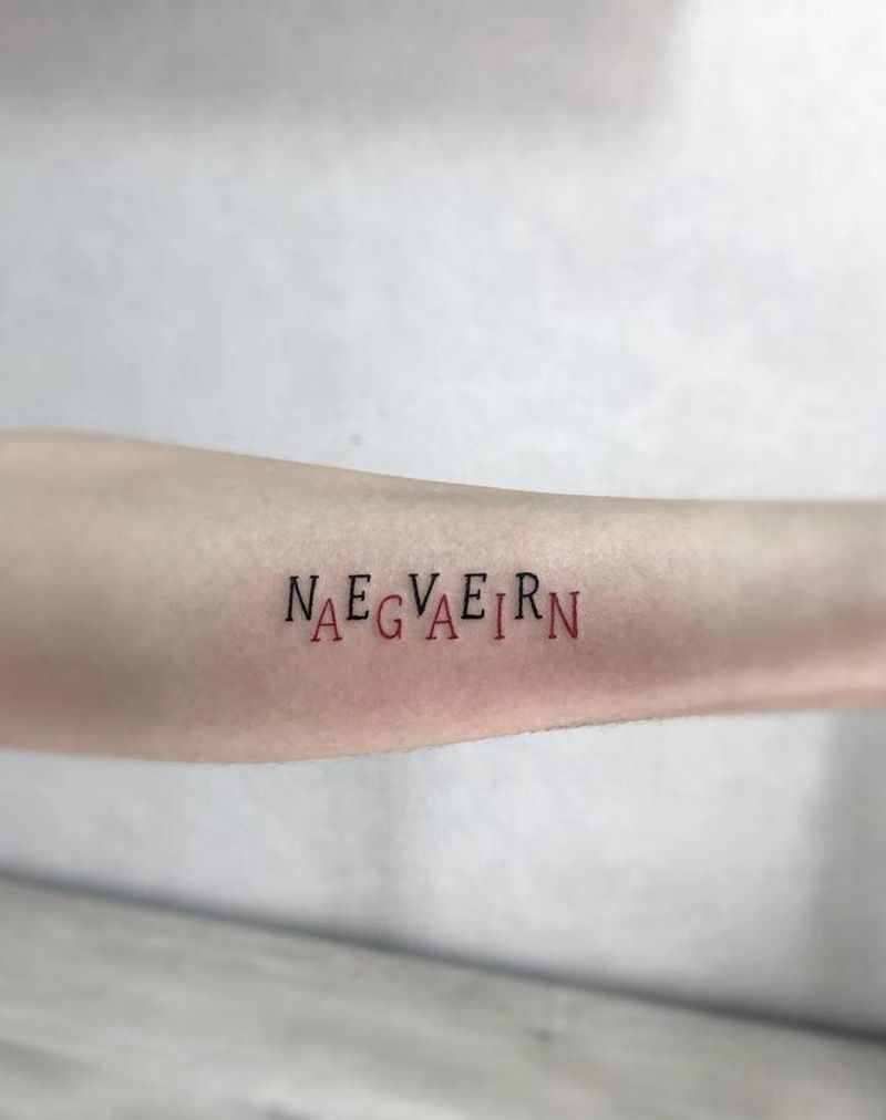 英文纹身图片_手臂图腾纹身图案