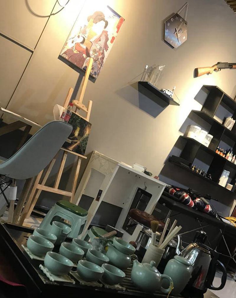 店内环境及卫生消毒纹身图片_几何纹身图案