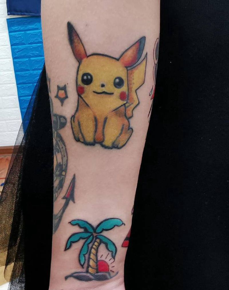 小图纹身图片_手臂Old School纹身图案