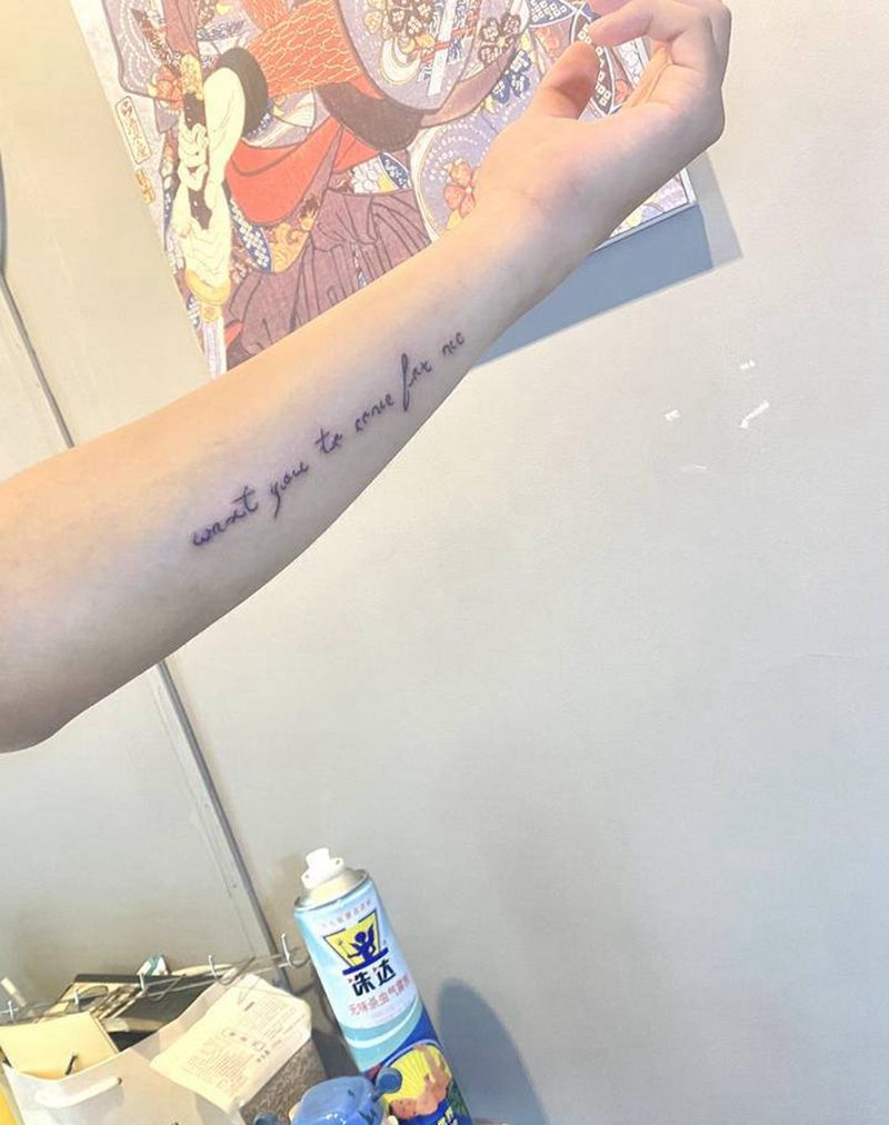 小清新纹身图片_手臂纹身图案