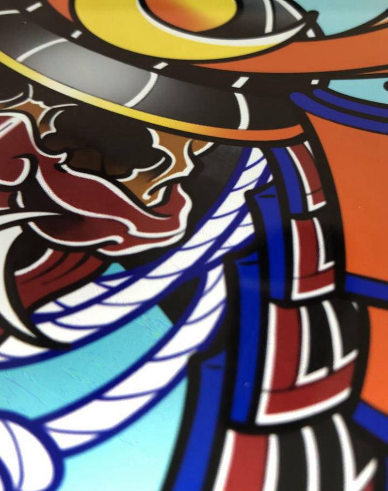 甲胄纹身图片_胸部背部老传统纹身图案