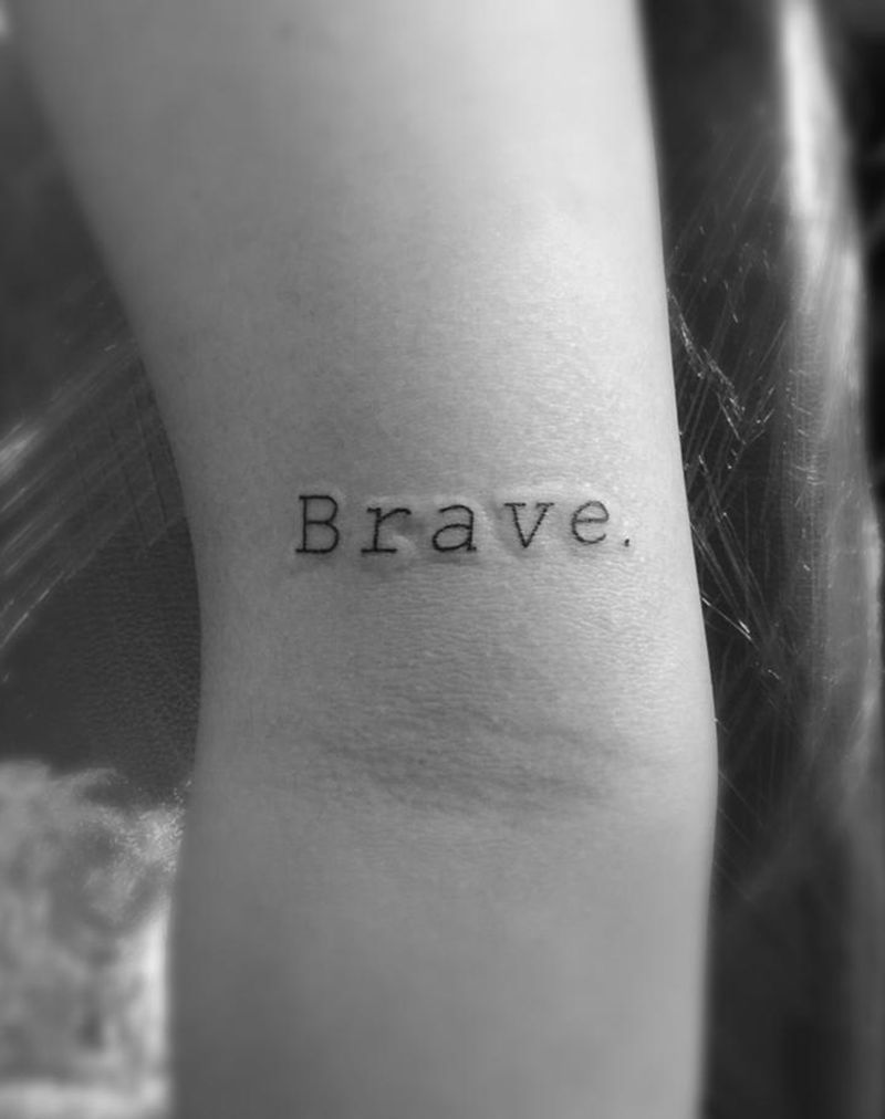 小清新纹身纹身图片_成品手臂清新字符纹身图案