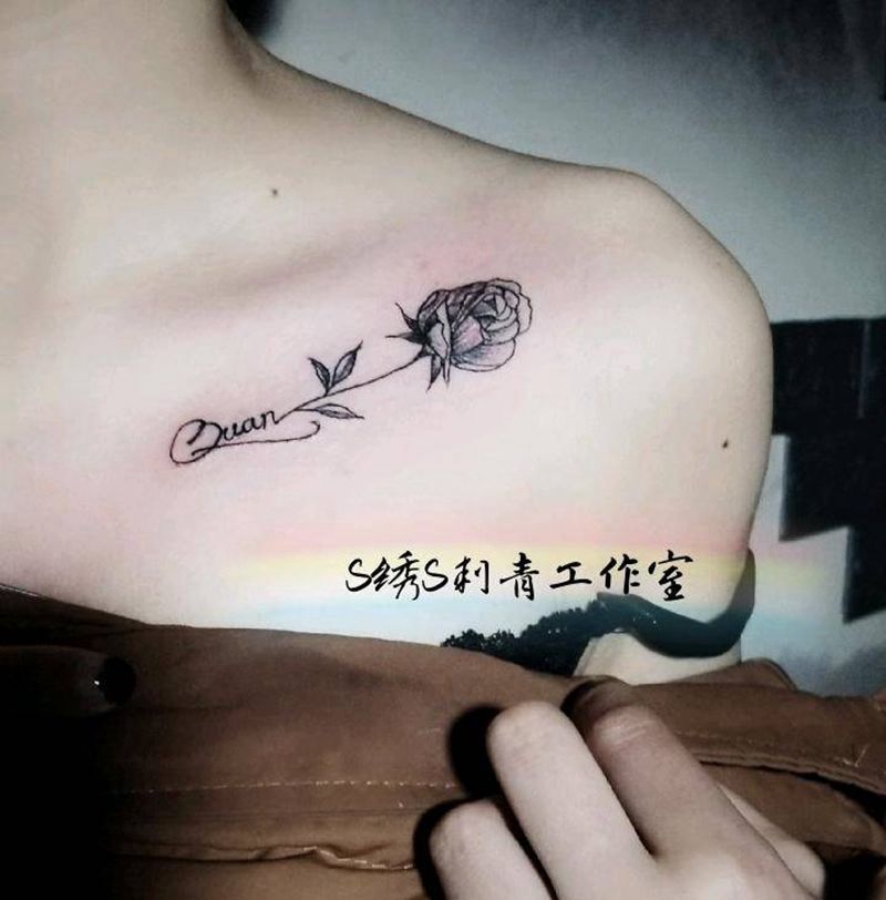 小清新纹身图片