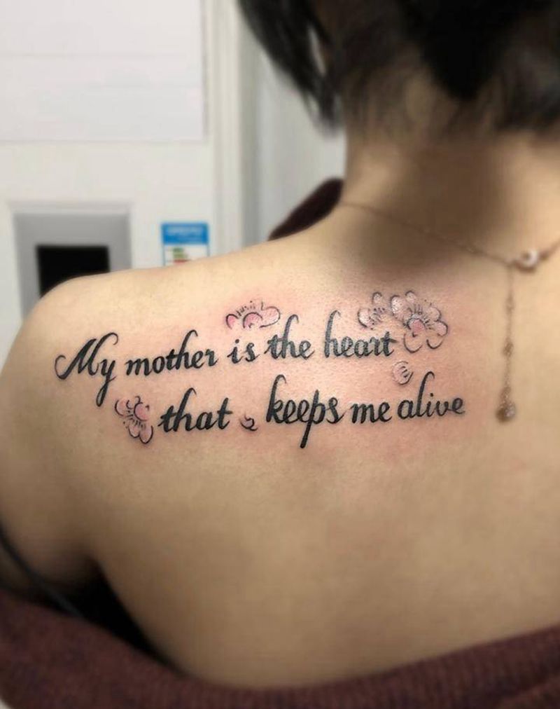 英文纹身图片_背部图腾纹身图案