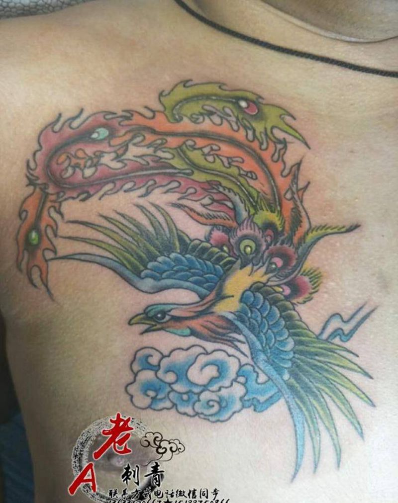凤凰纹身图片
