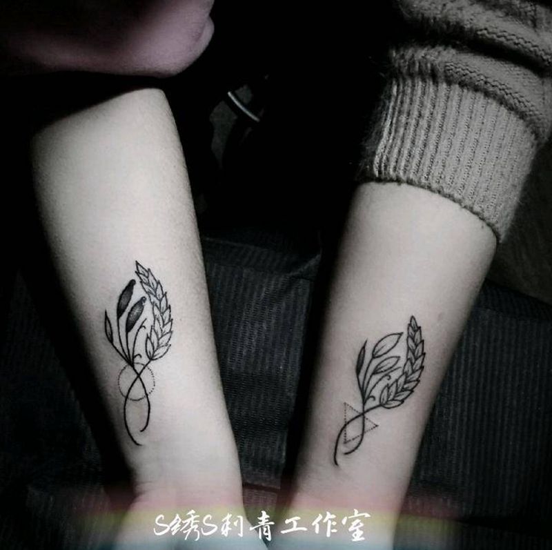 好闺蜜纹身图片