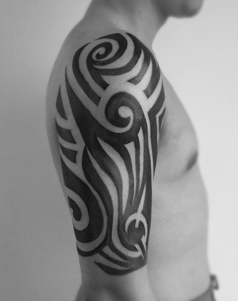 图腾纹身图片_成品手臂图腾纹身图案