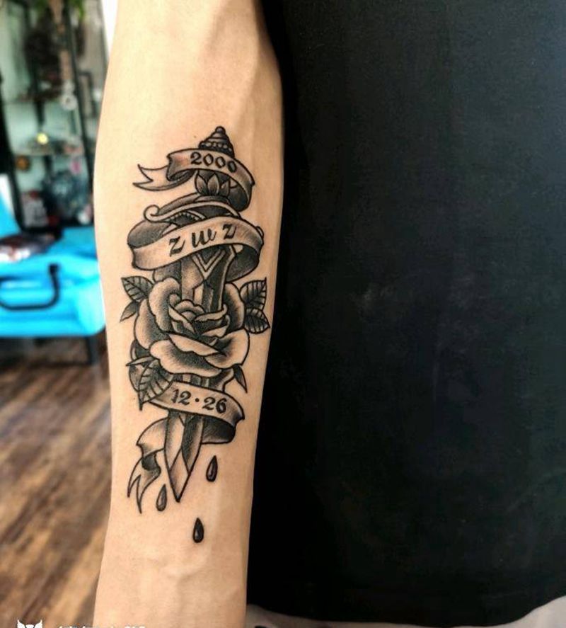 old school纹身图片_手臂Old School纹身图案