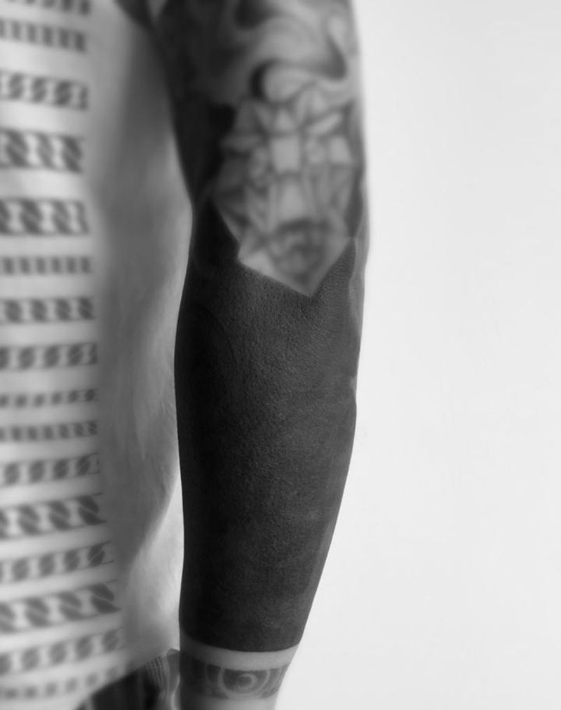 ⬛️⬛️⬛️纹身图片_成品手臂图腾纹身图案