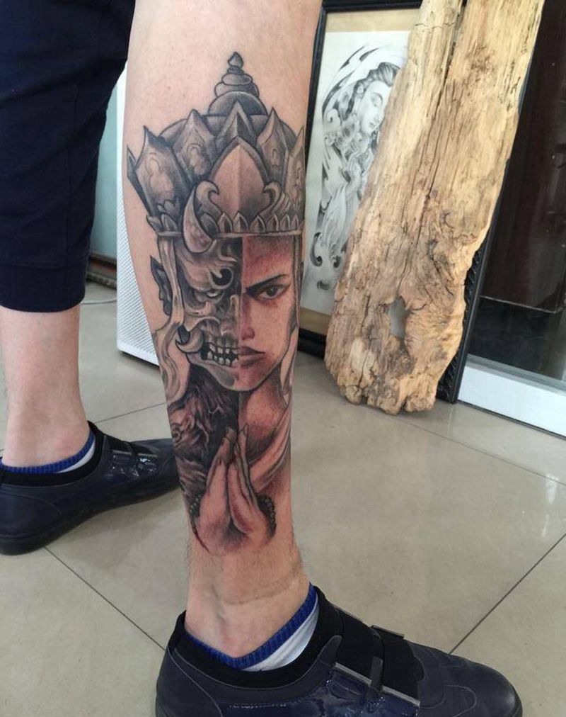 一念之间纹身图片