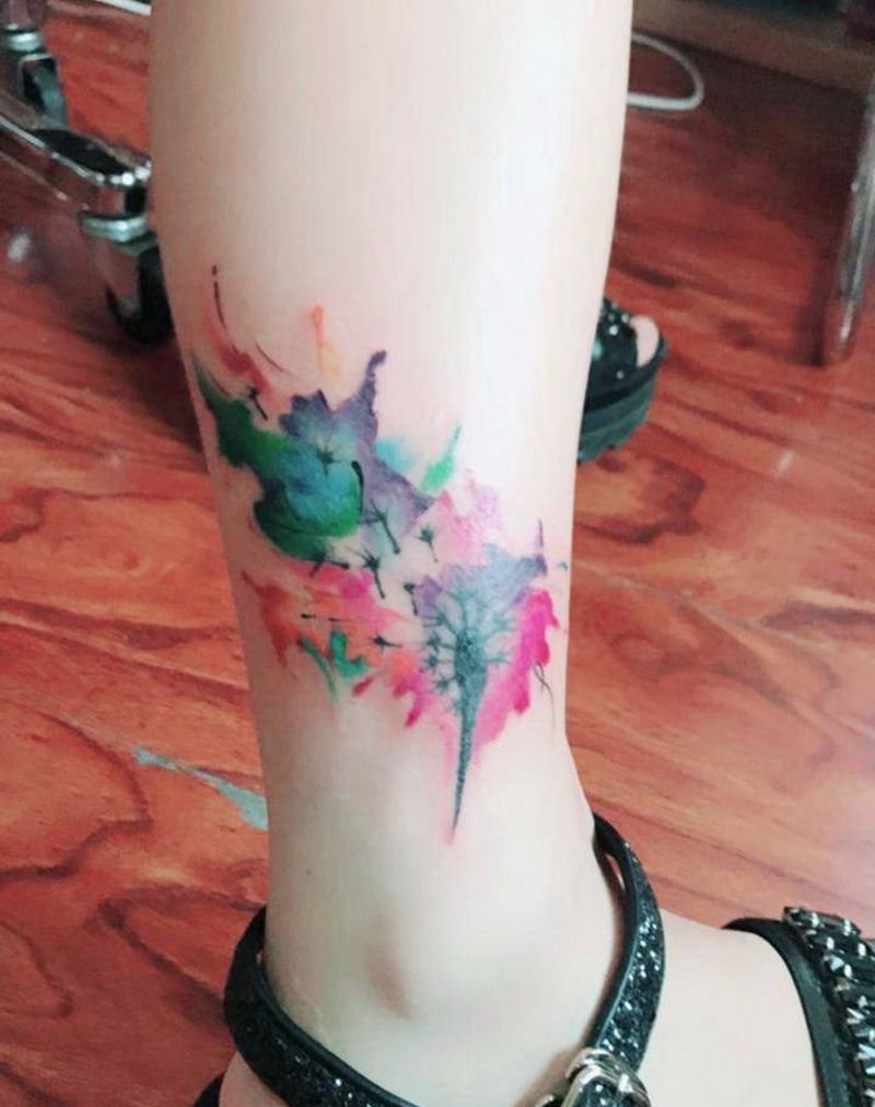 泼墨,修改纹身图片