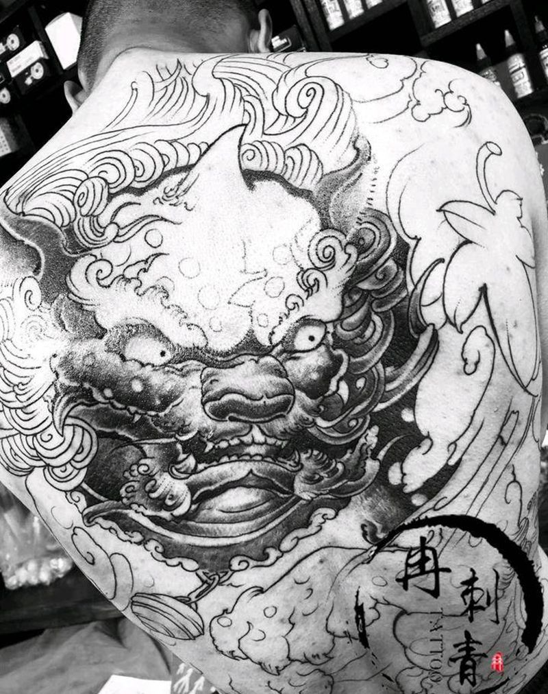 喜欢加微13733370404纹身图片_背部纹身图案