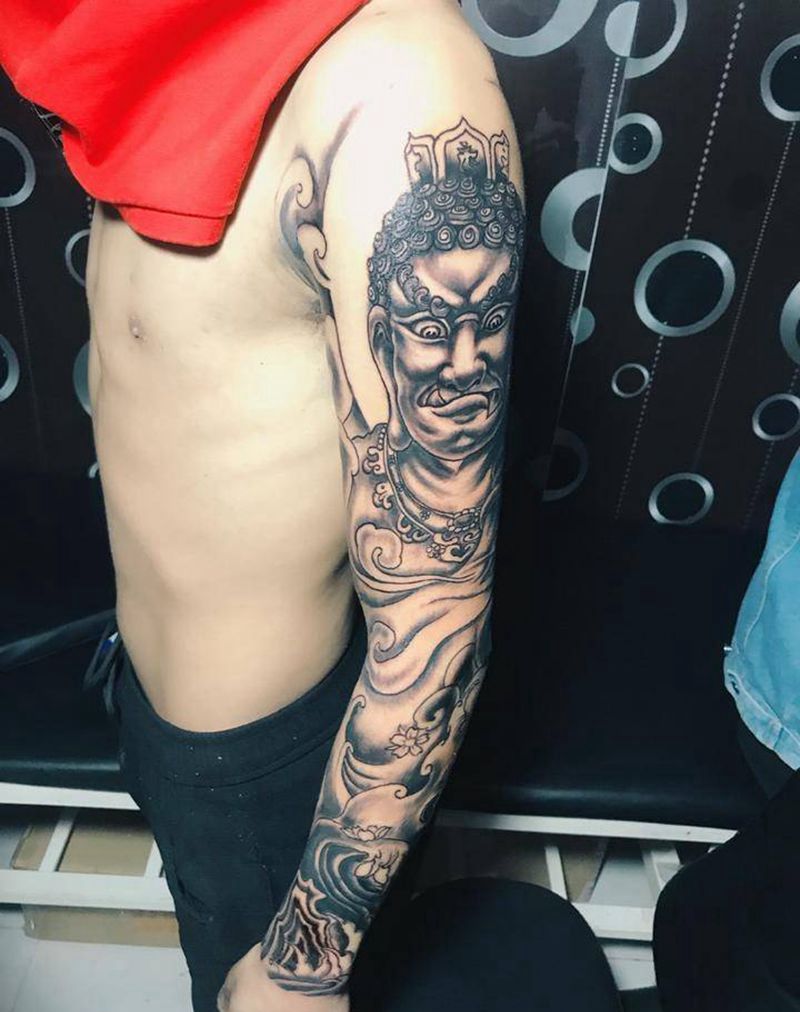 不动尊纹身图片