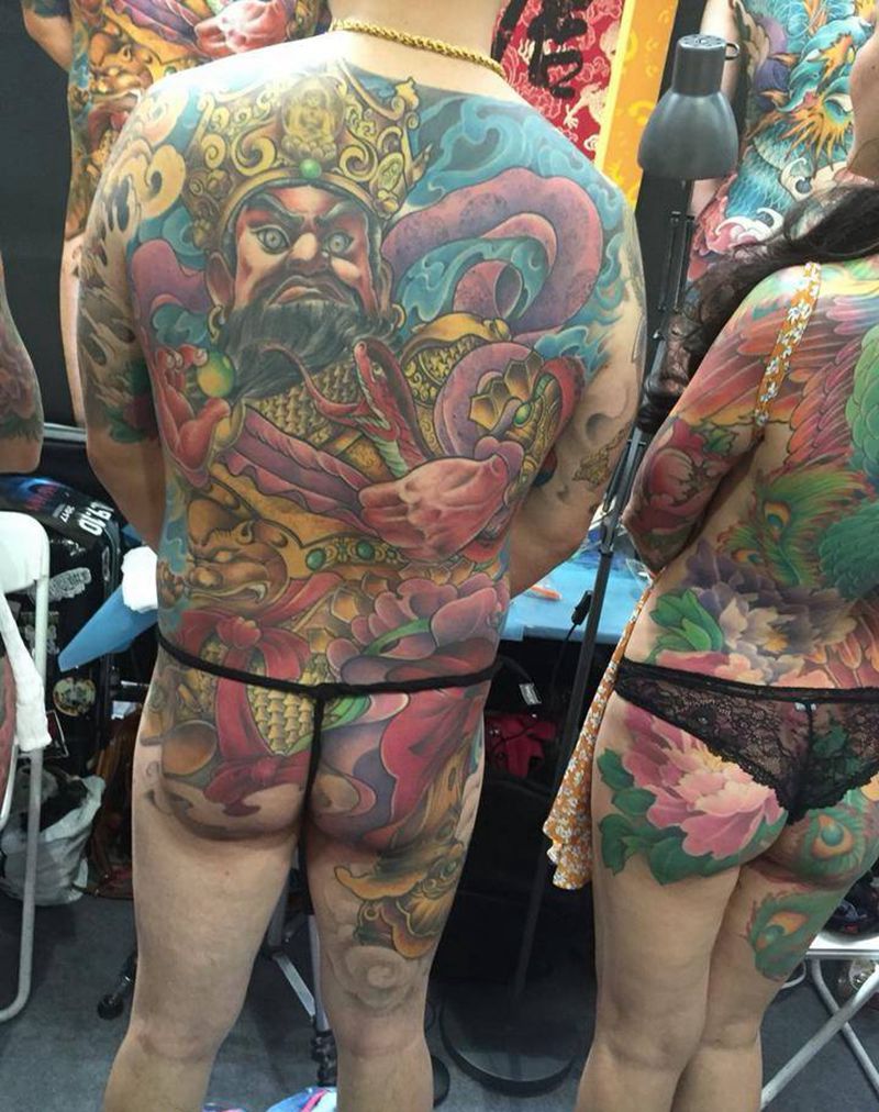 纹身展会欣赏纹身图片