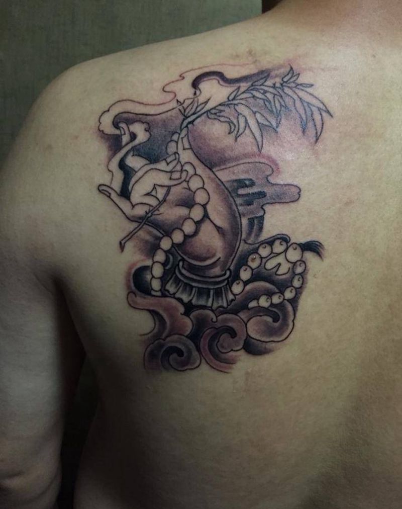 佛手未完成纹身图片