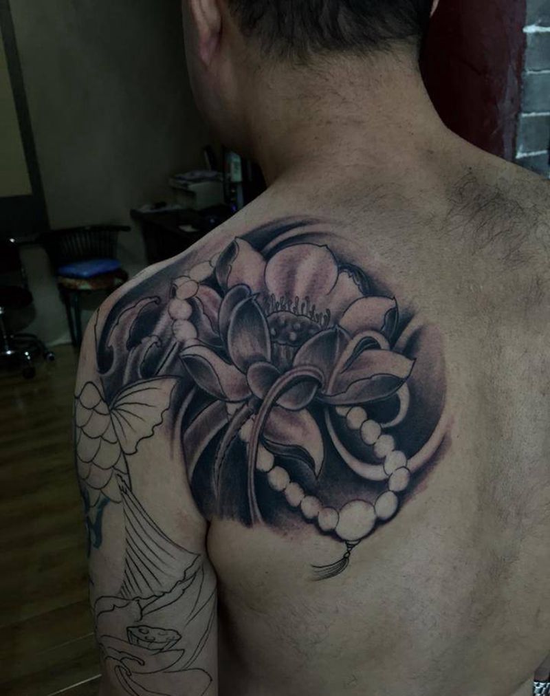 未完成纹身图片