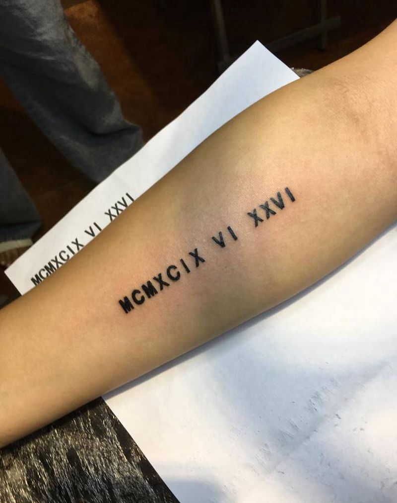 罗马字纹身图片_花体字纹身图案