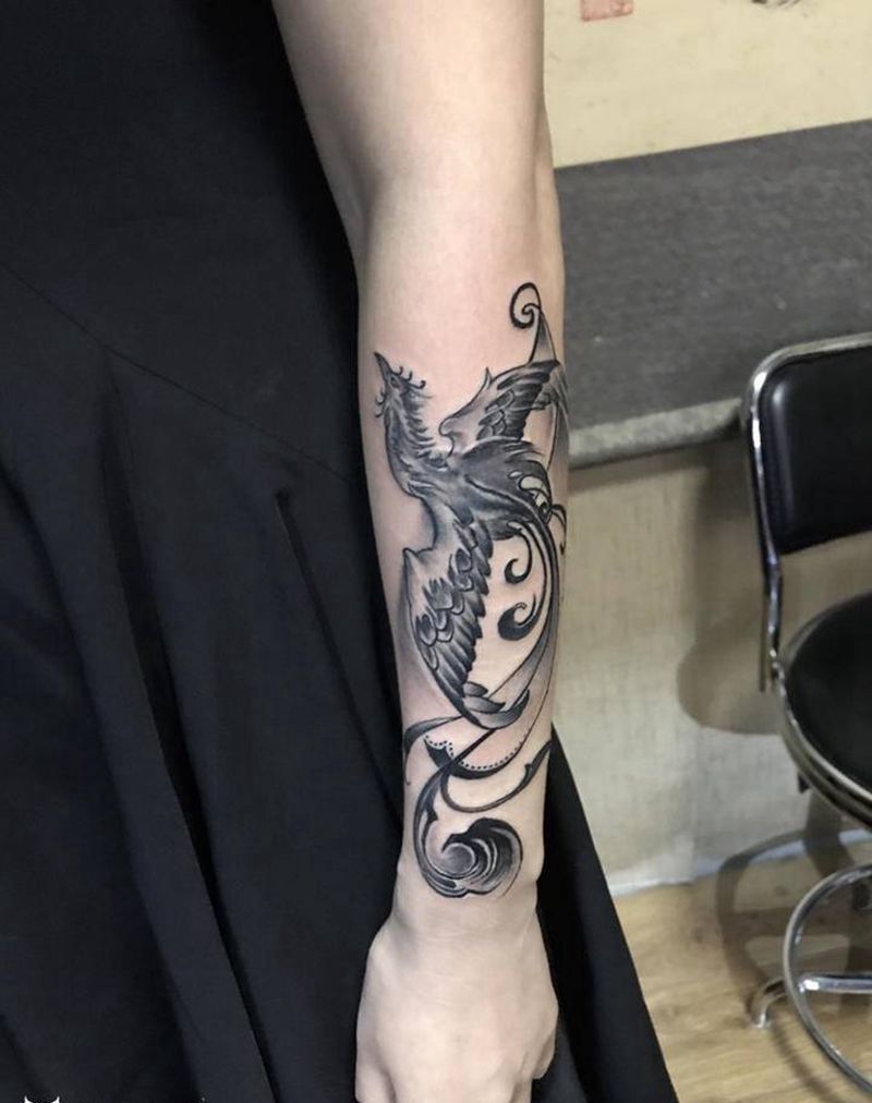 覆盖伤疤纹身图片_手臂纹身图案