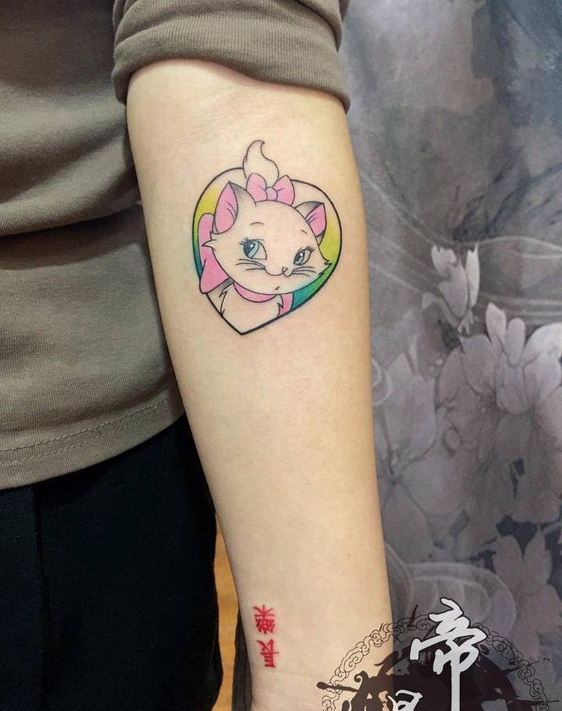 小清新纹身图片_手臂纹身图案