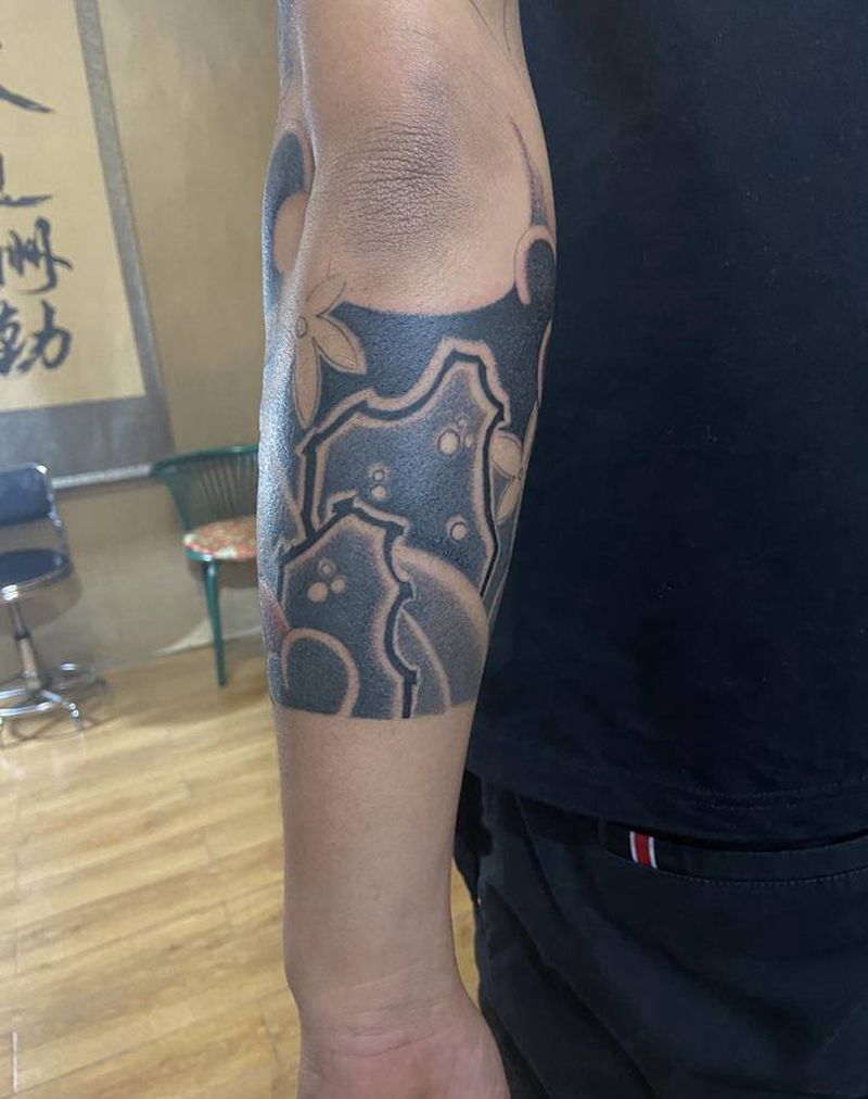 老传统纹身图片_手臂纹身图案