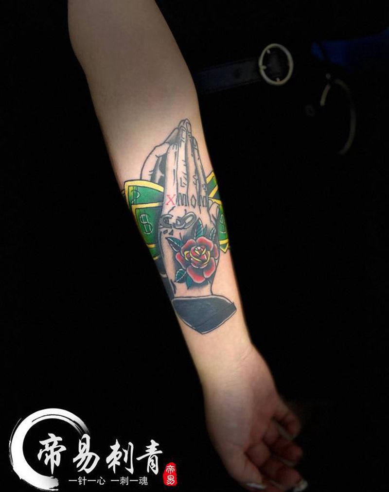 客人自带【遮盖】纹身图片_手臂纹身图案