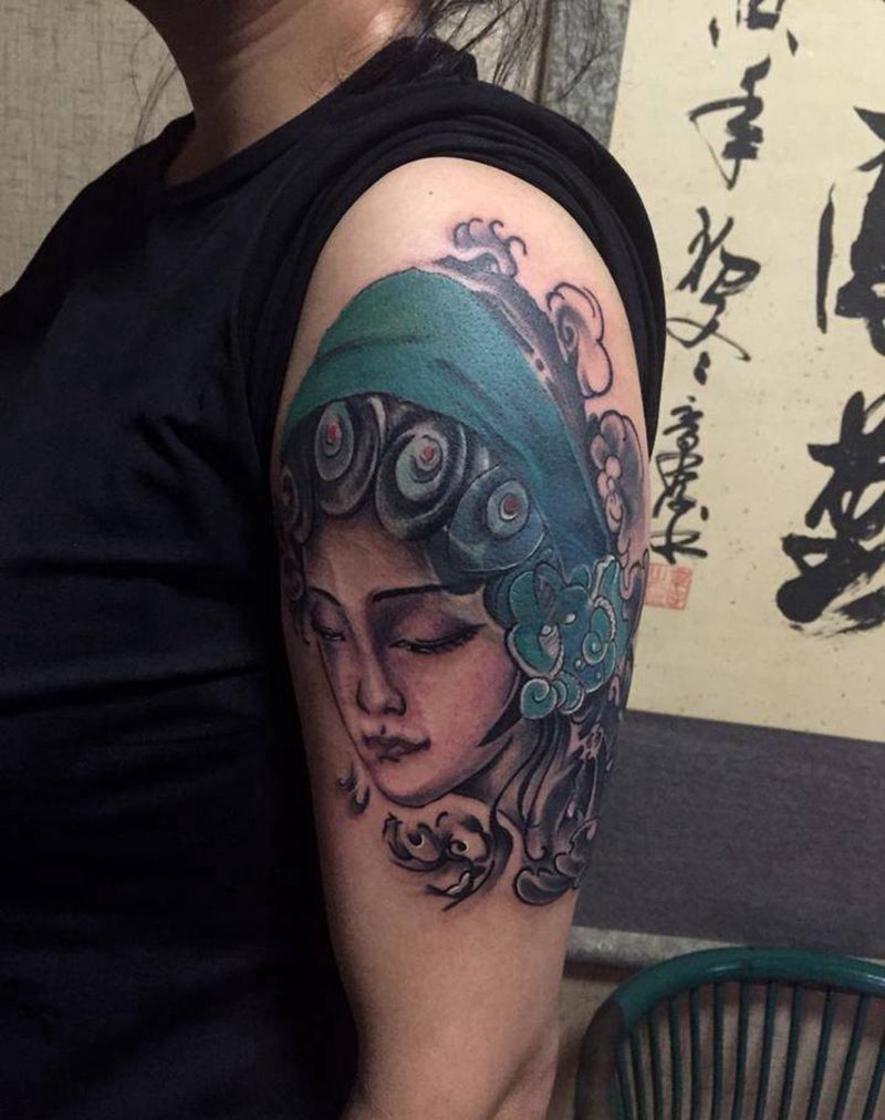 覆盖图腾纹身图片