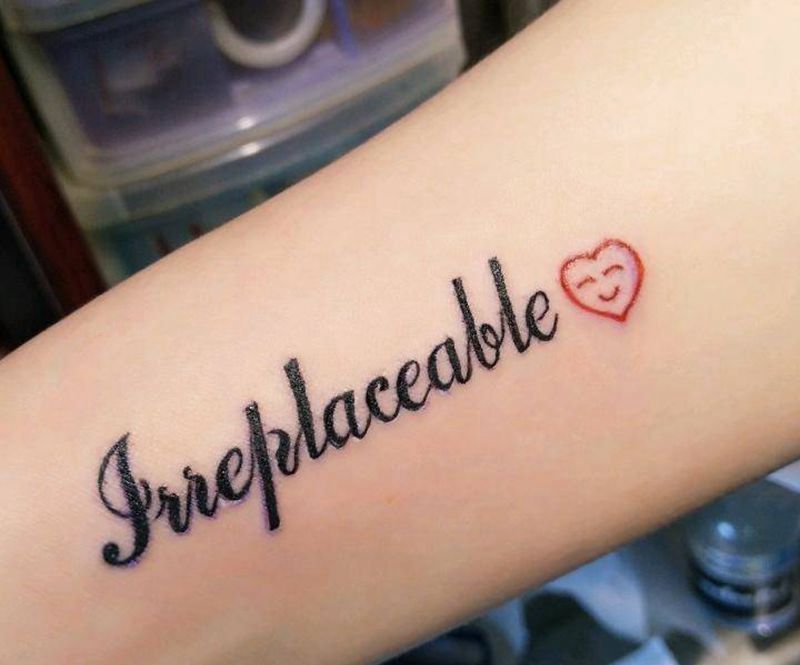 专属定制英文纹身图片_手臂花体字纹身图案