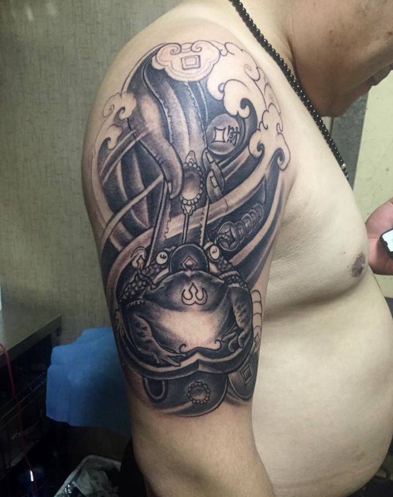 平安金蝉！下次彩色纹身图片