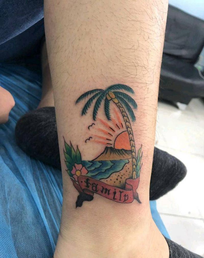 欧美小图纹身图片_脚部纹身图案