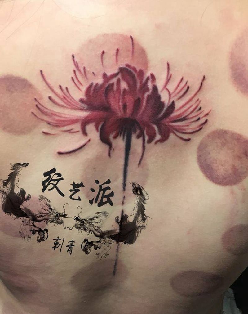 彼岸花纹身图片