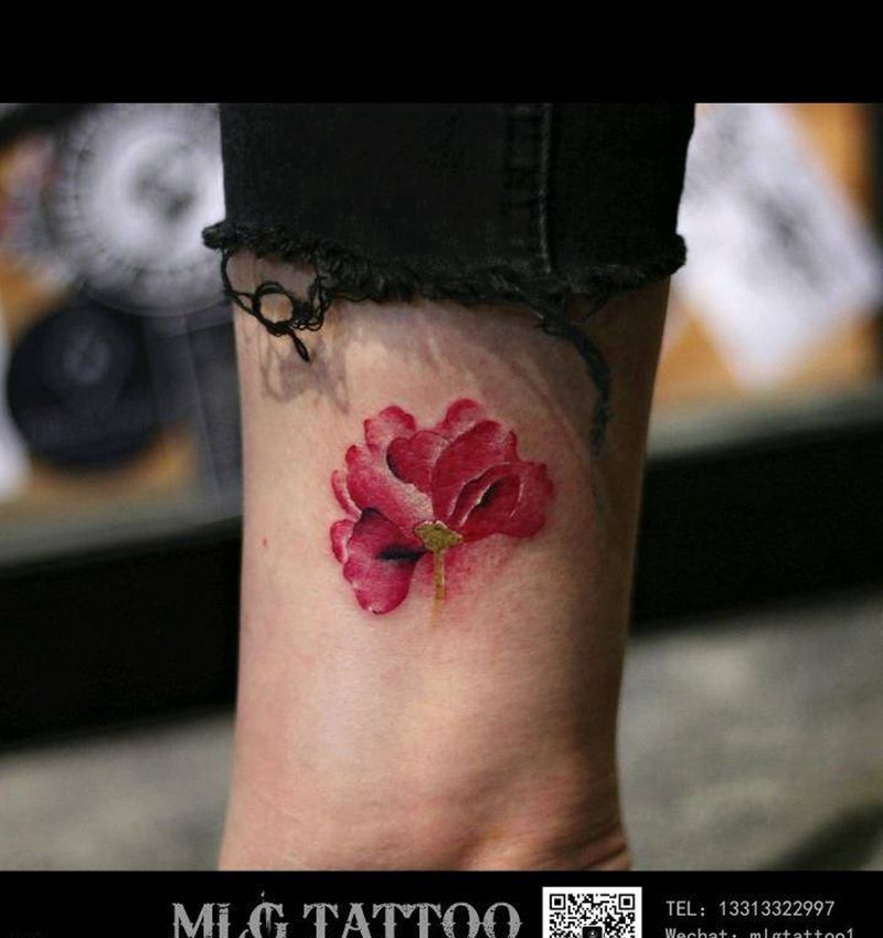 小花花纹身图片