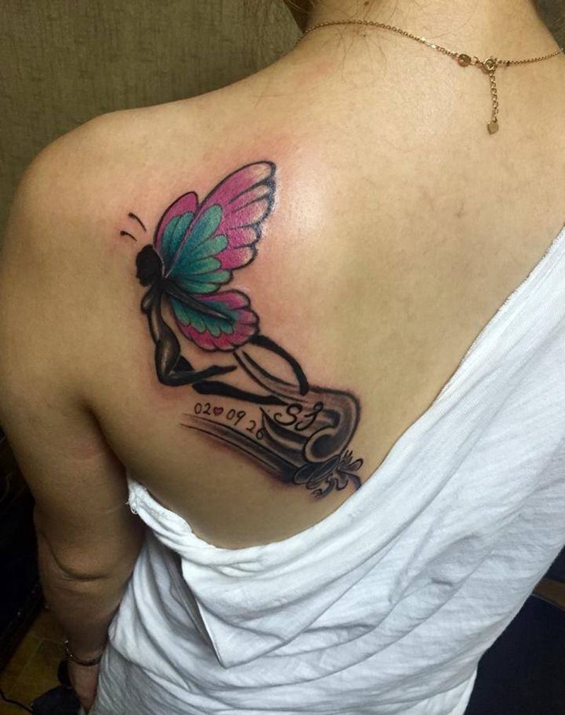 彩色小图纹身图片