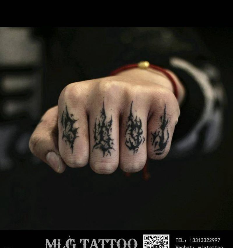 花体字母纹身图片