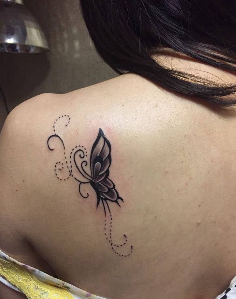 蝴蝶小清新！纹身图片