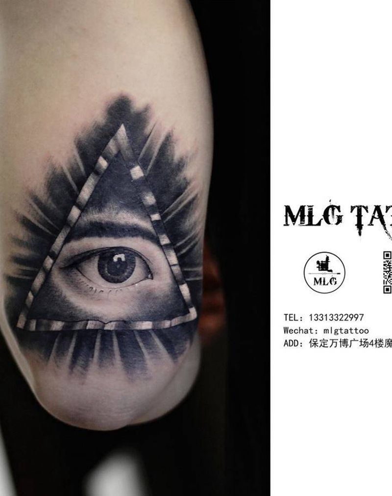 上帝之眼纹身图片