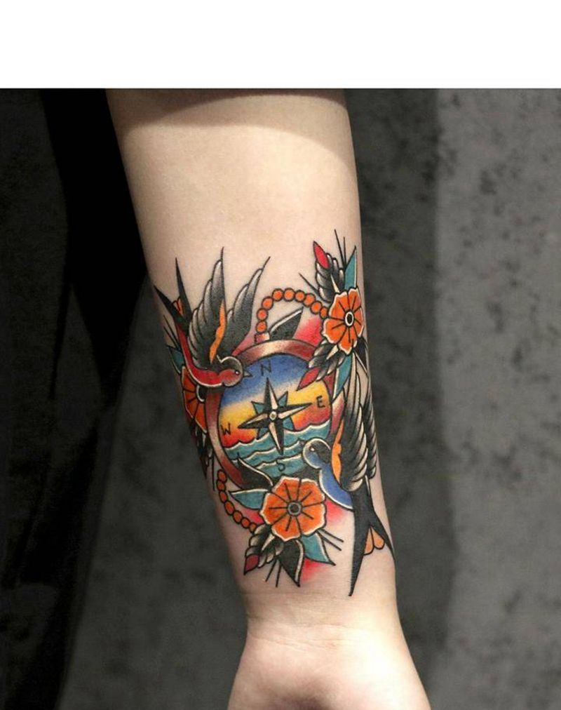 经典风格纹身图片_New SchoolOld School纹身图案