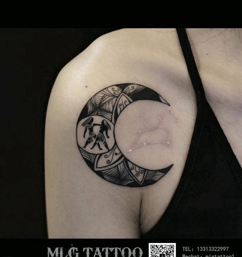 【印第安风格月亮