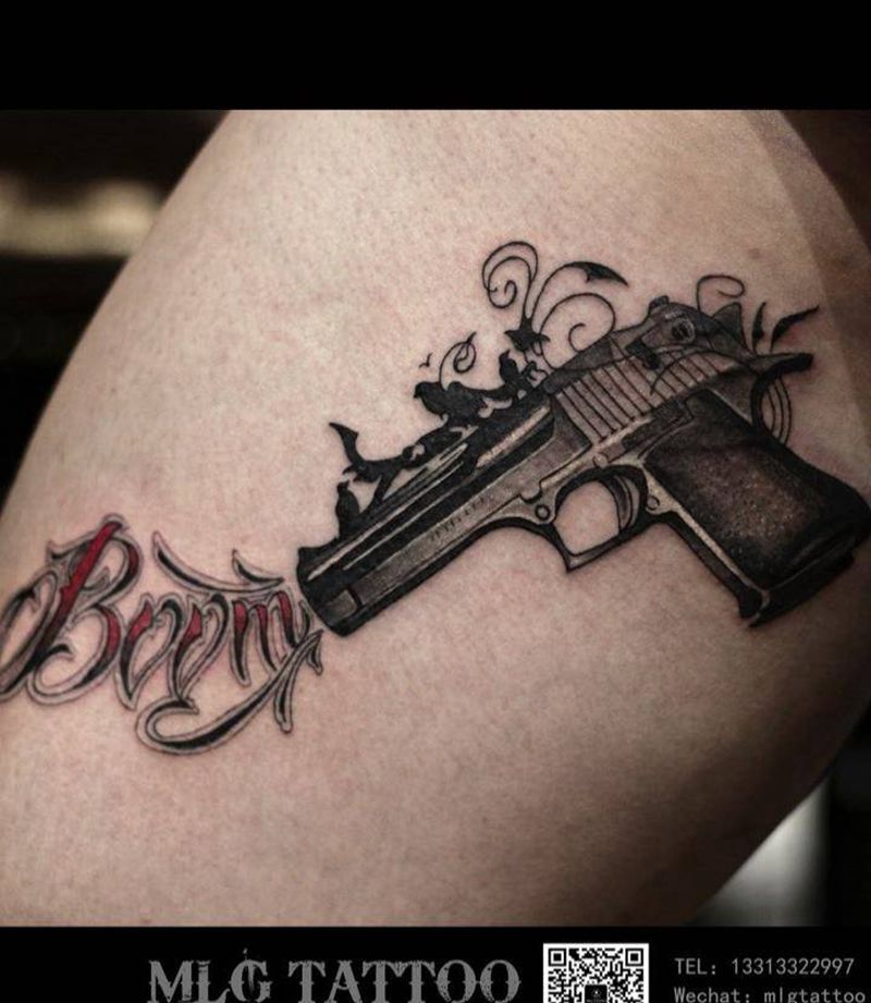 欧美写实纹身图片