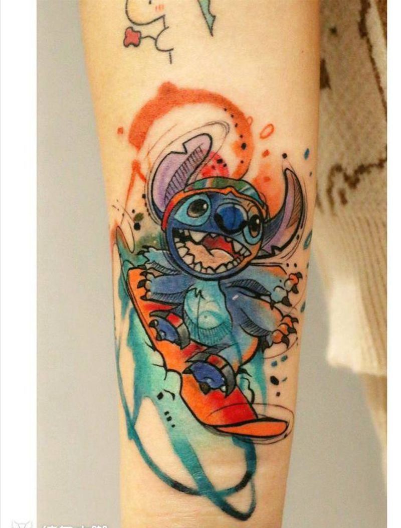 school史迪仔纹身图片_手臂Old SchoolNew School纹身图案