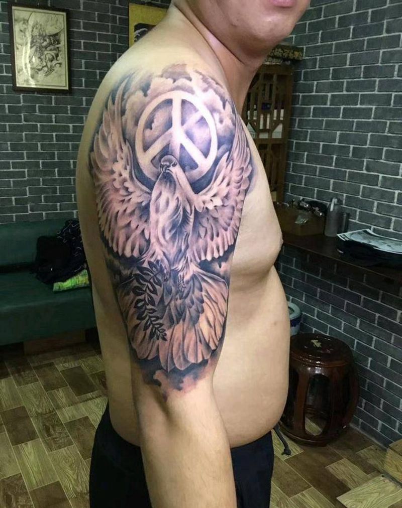 鸽子纹身图片