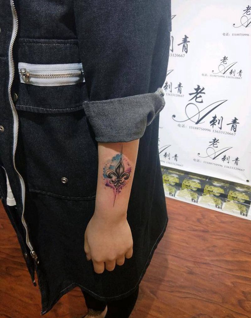 水彩纹身图片