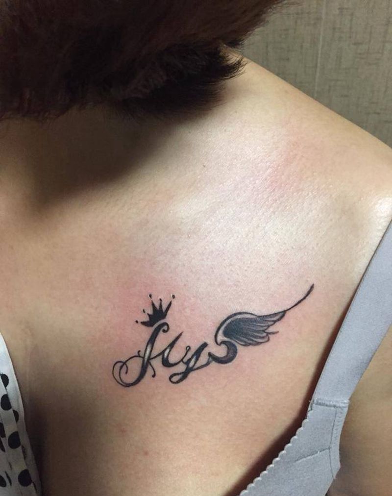 飞翔的翅膀！纹身图片